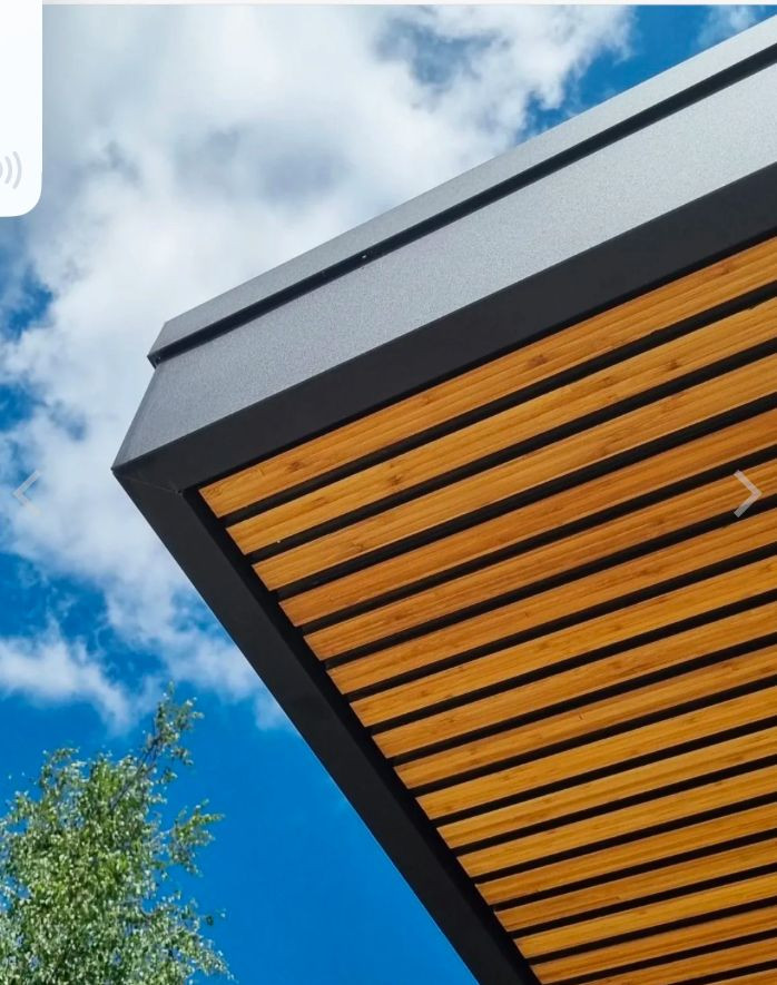 Teak wood cladding and fixtures customised as per requirements of customer