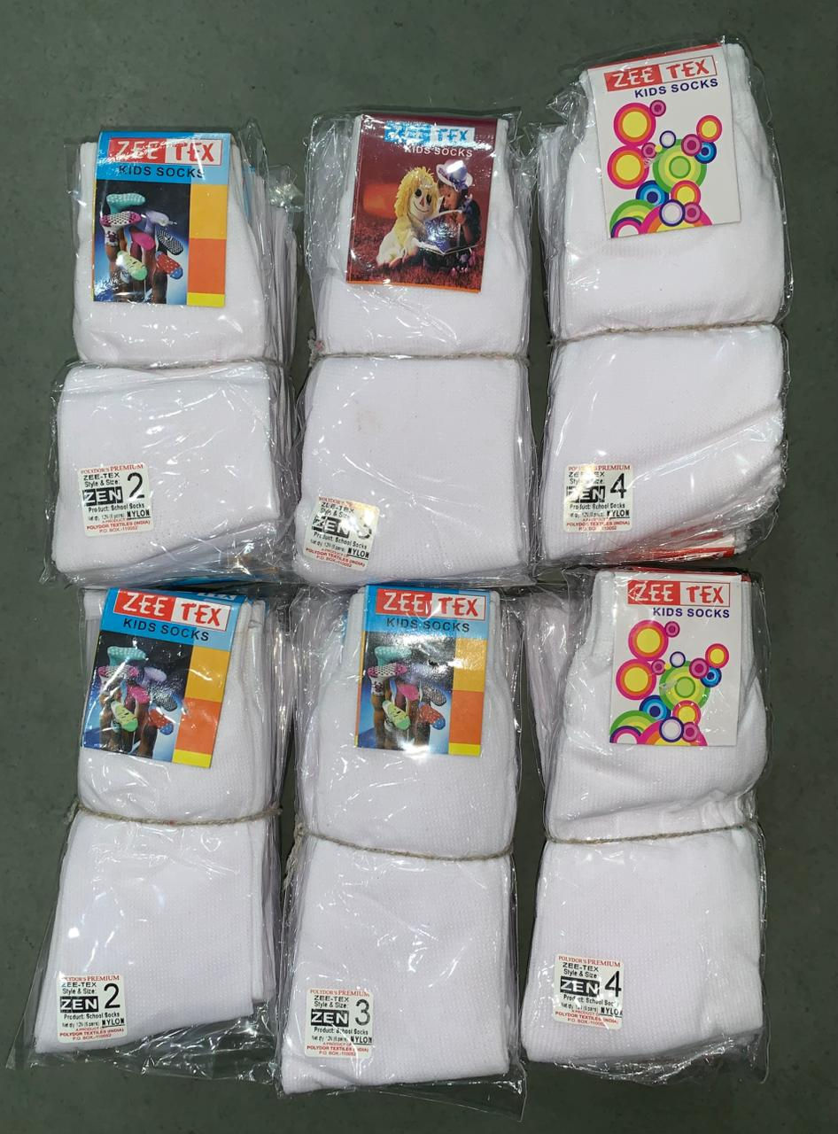 WHITE SOCKS ZEETEX