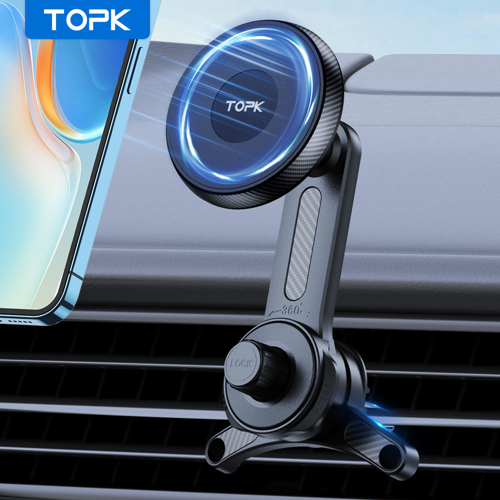 TOPK Magnetic Car Phone Holder for Magsafe Phone Mount ,Air Vent Car Phone Holde