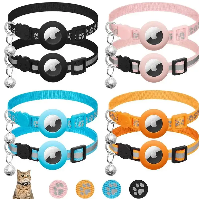 Cat Collar with AirTag HolderCat Collar with AirTag Holder