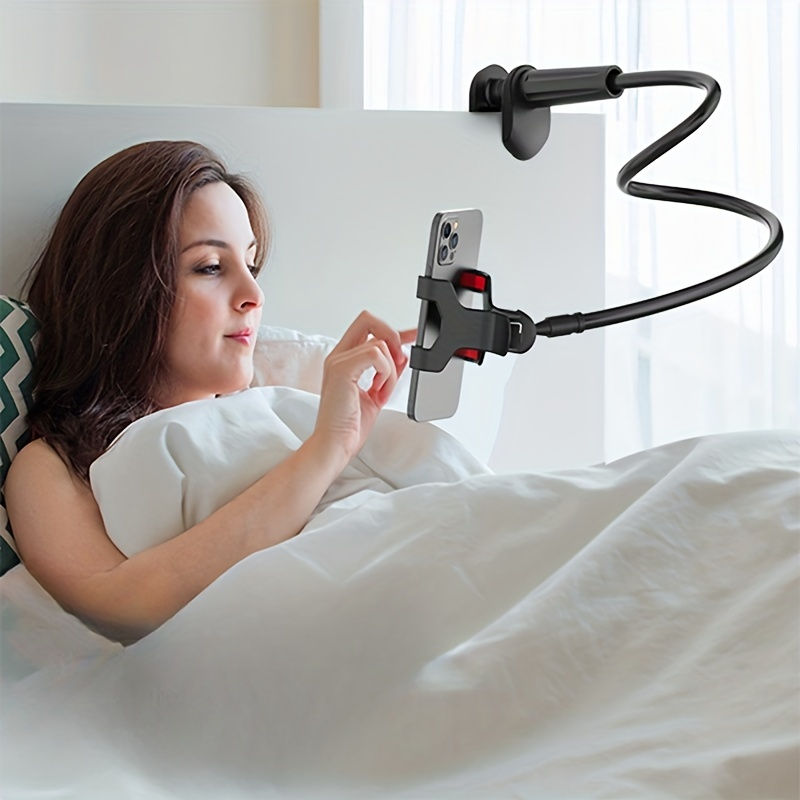 Lazy Bedside Phone Clamp Bracket