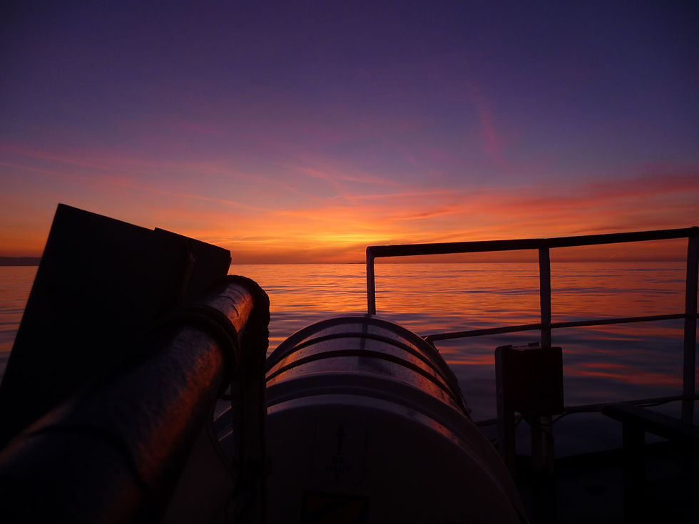 Sunset from Mv FlatHolm