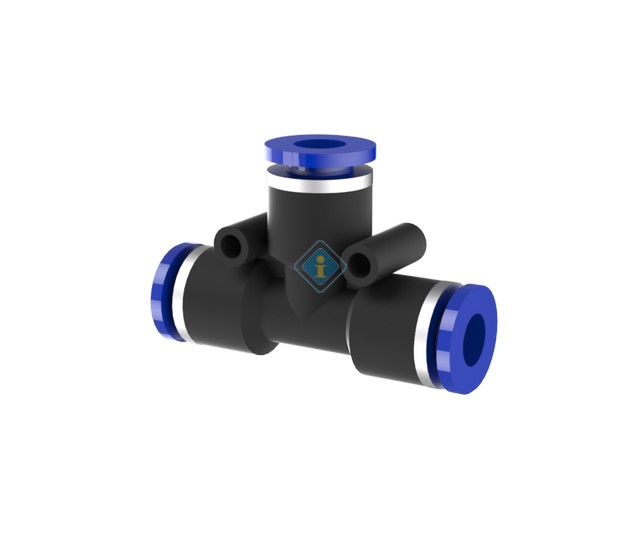 TEE PARA ENGATE RÁPIDO 6MM