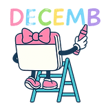 Callie writing December on wall