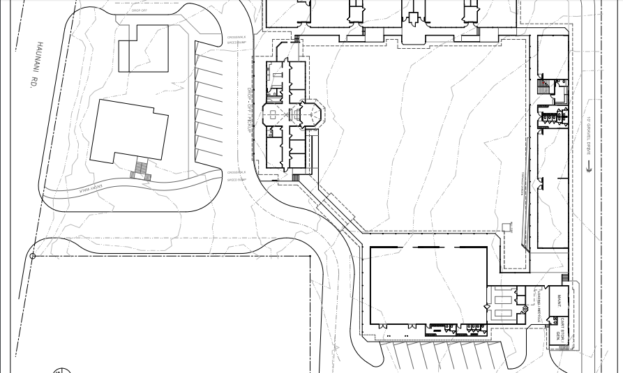 Sketch of new Keakealani Site