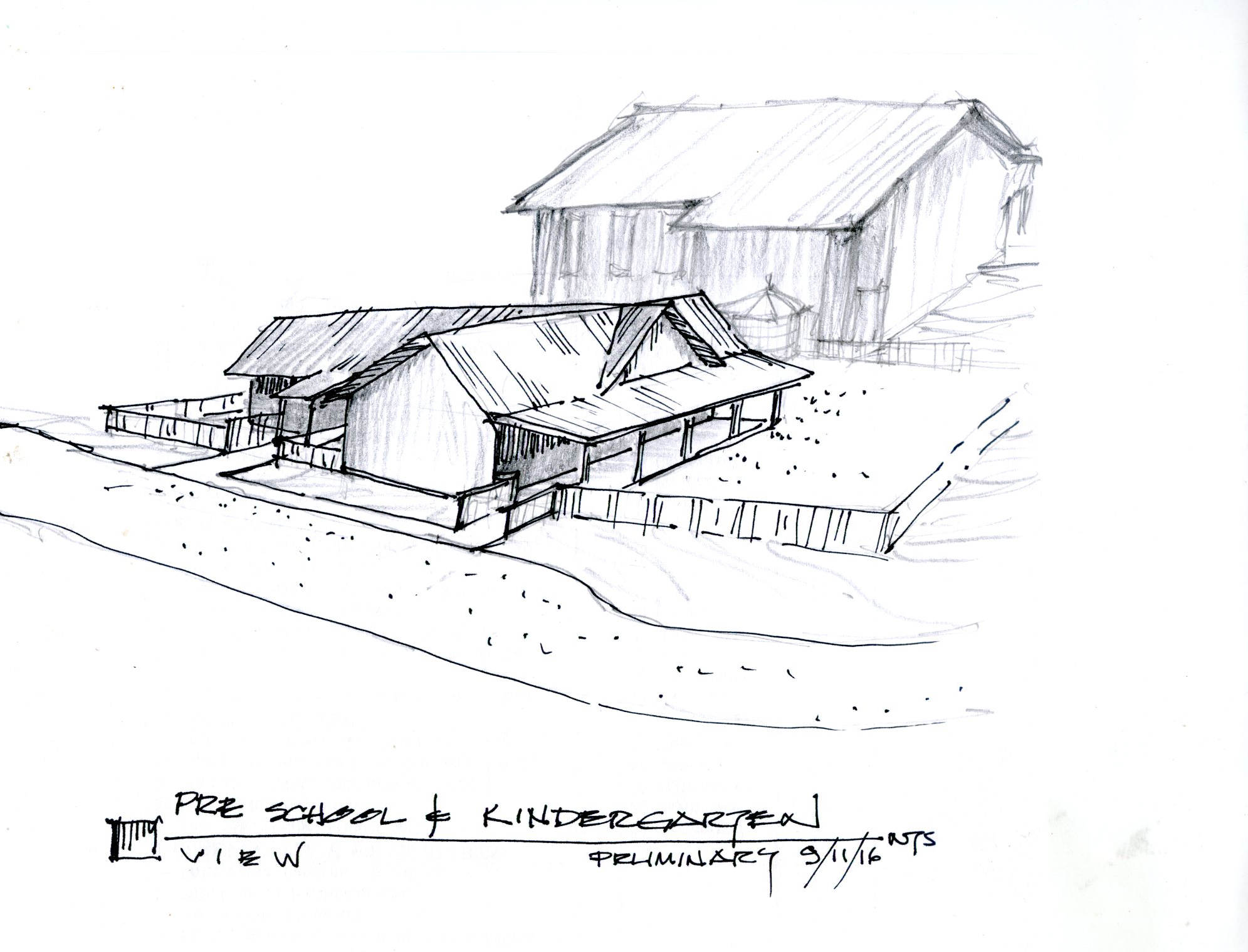 Sketch of Pre-K & K Facility