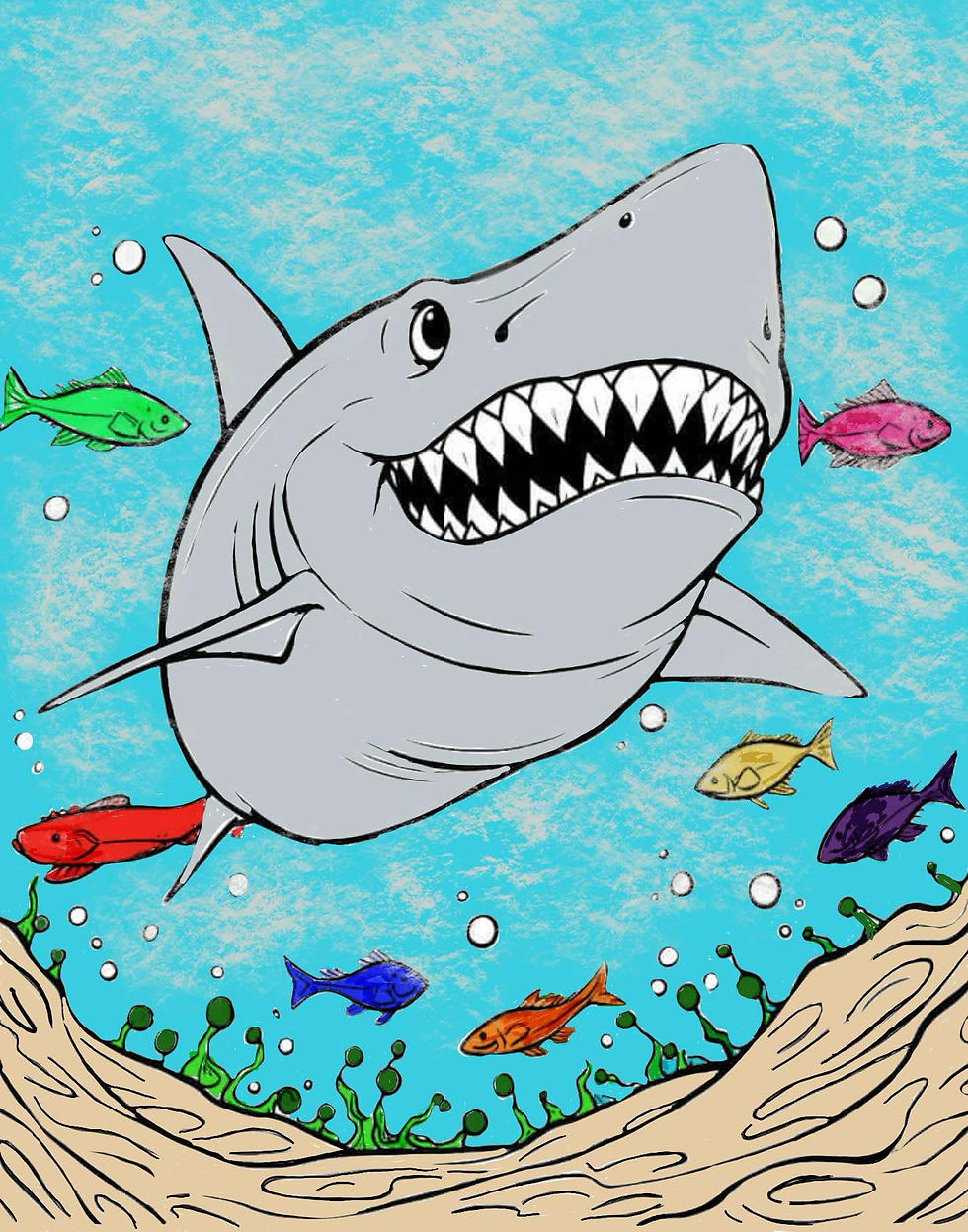 Shark with Fish