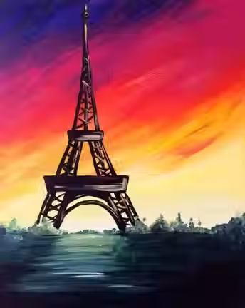 Paris at Sunset