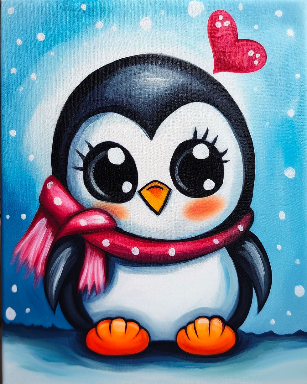 Penguin with Heart
