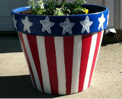 Stars and Stripes Pot