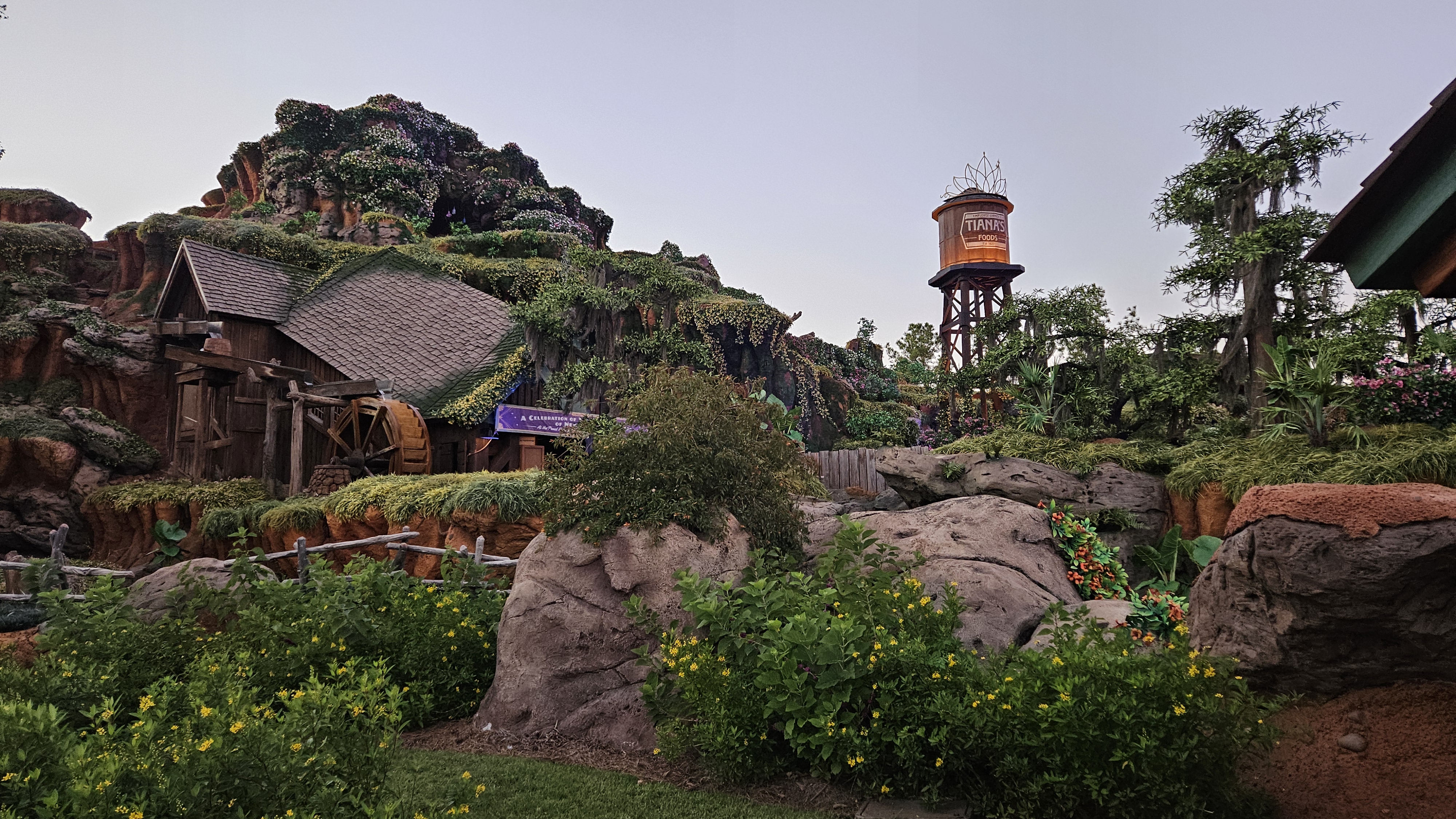 Tiana's Bayou Adventure log flume