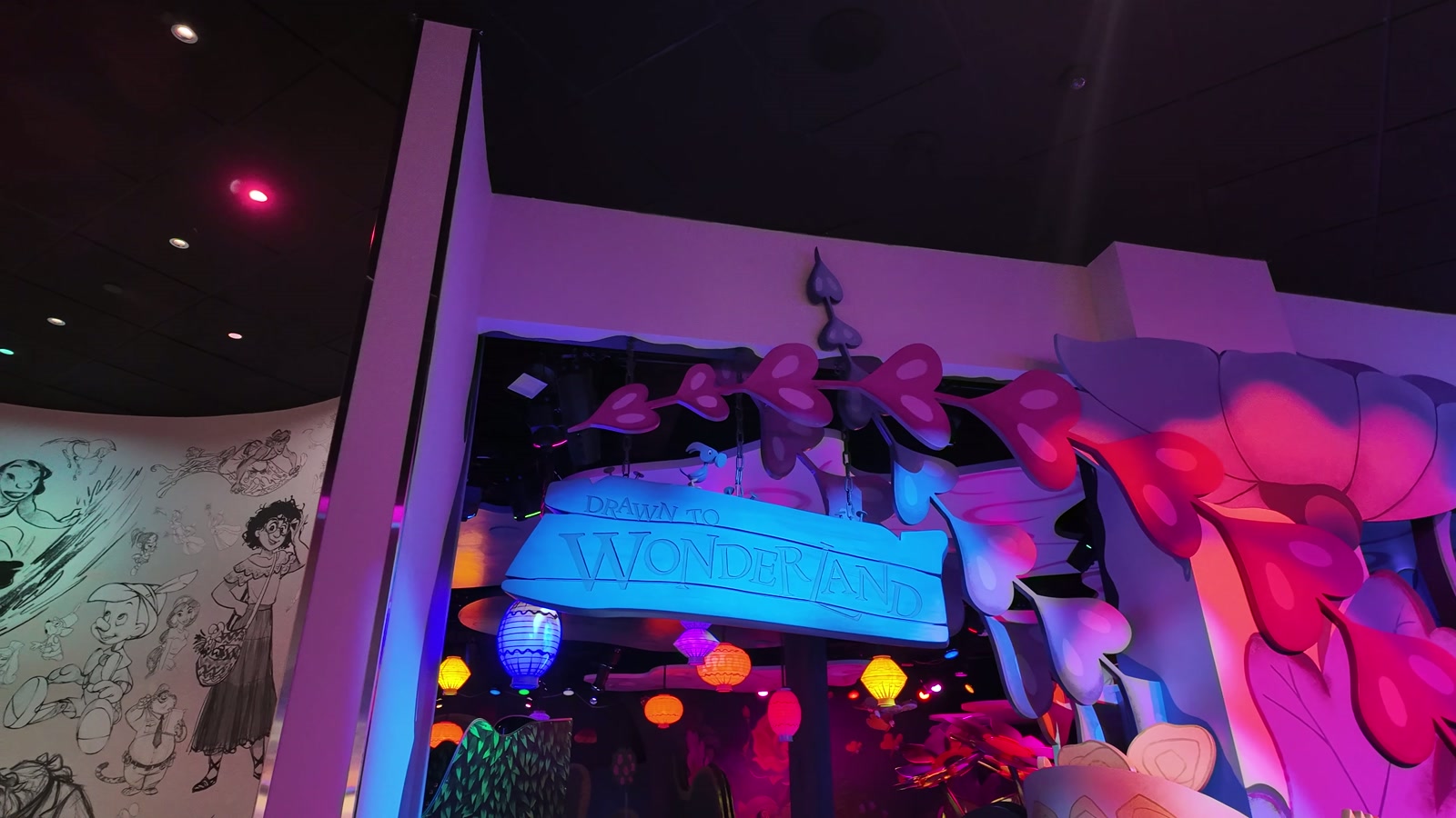 The entrance to Drawn to Wonderland.