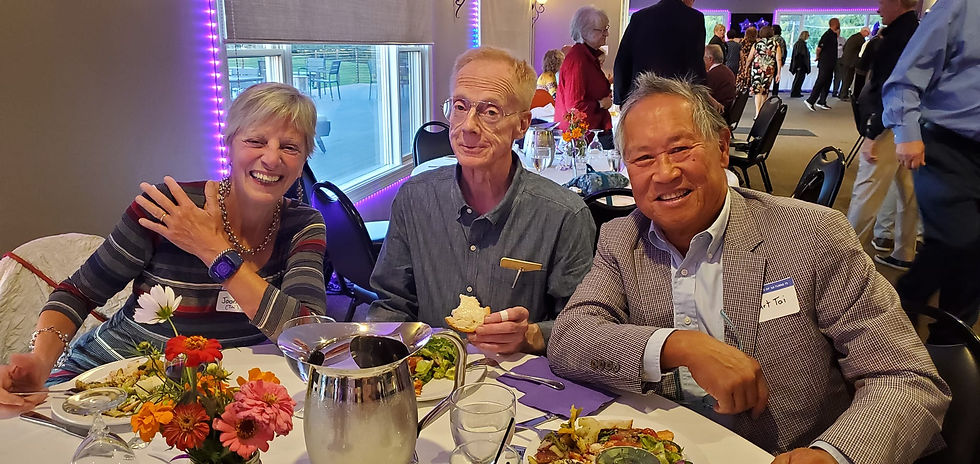 Dana Whipple and Art Tai with Art's wife, Joan