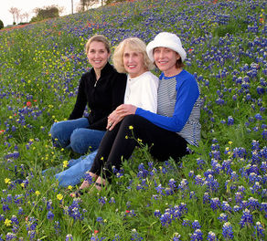 Old friends in bluebonnet heaven