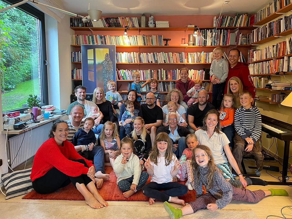 Wolfgang and Amrie Tonne with their family