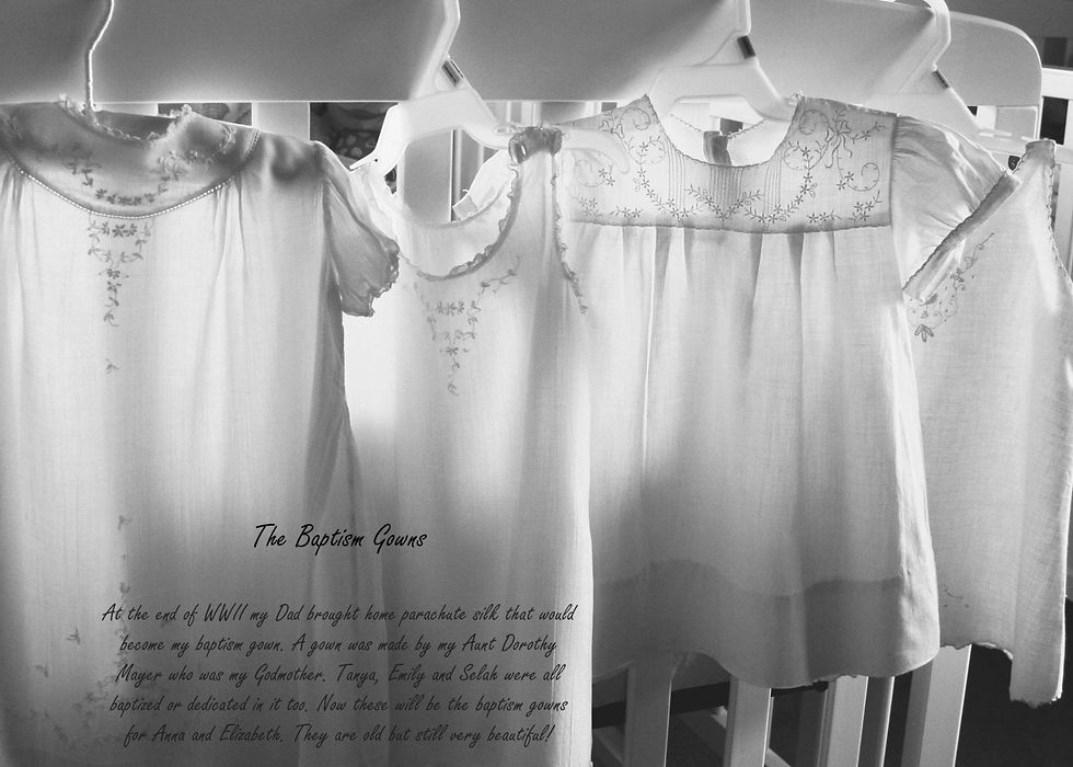 Marianne Mayer Behler — Heirloom baptism gowns