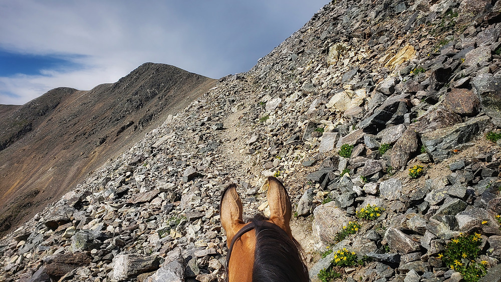 rocky and very narrow