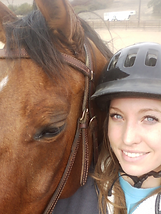 Gillian Larson ready to ride on her Pacific Crest quest