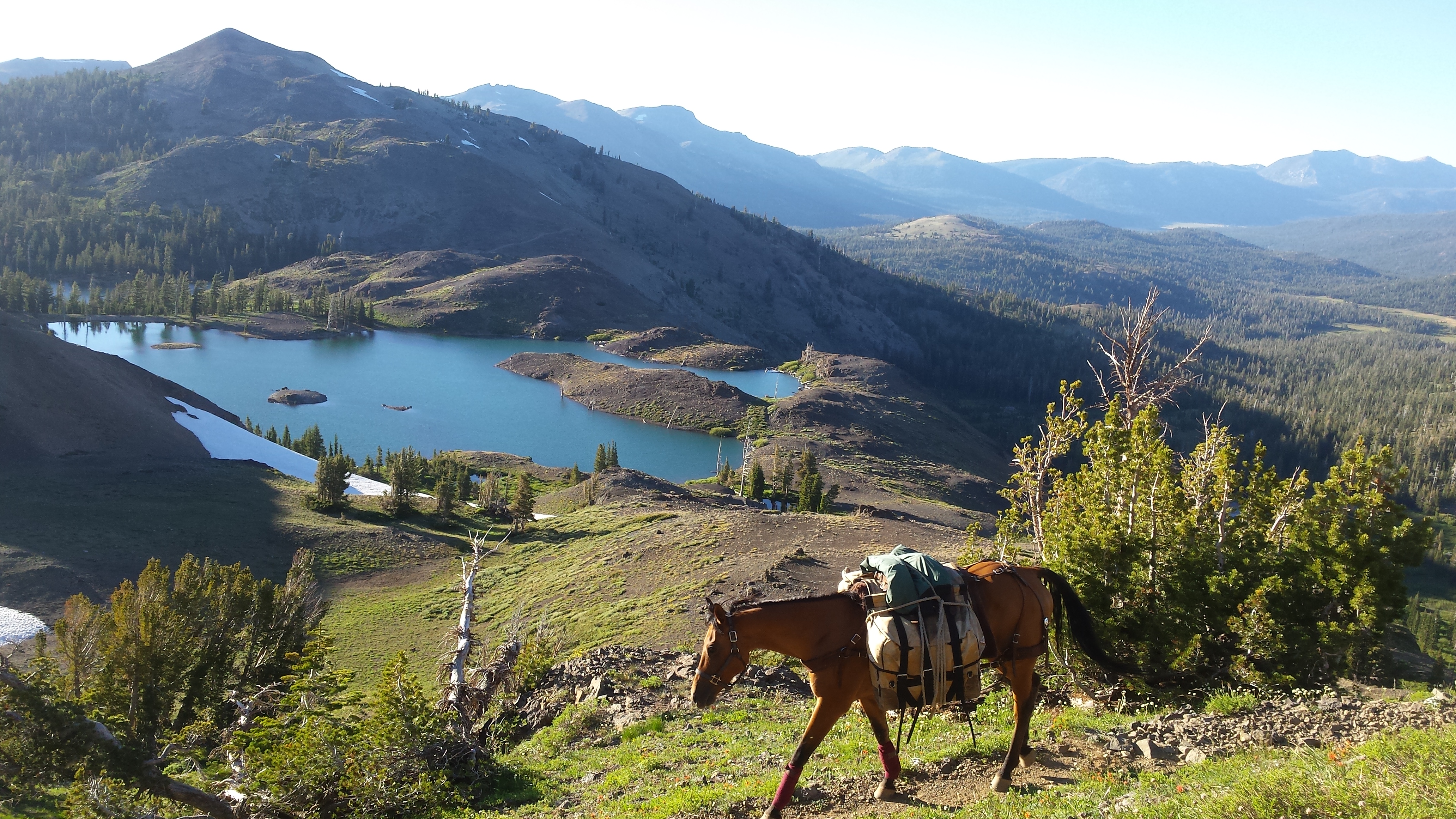 Takoda above the Blue Lakes