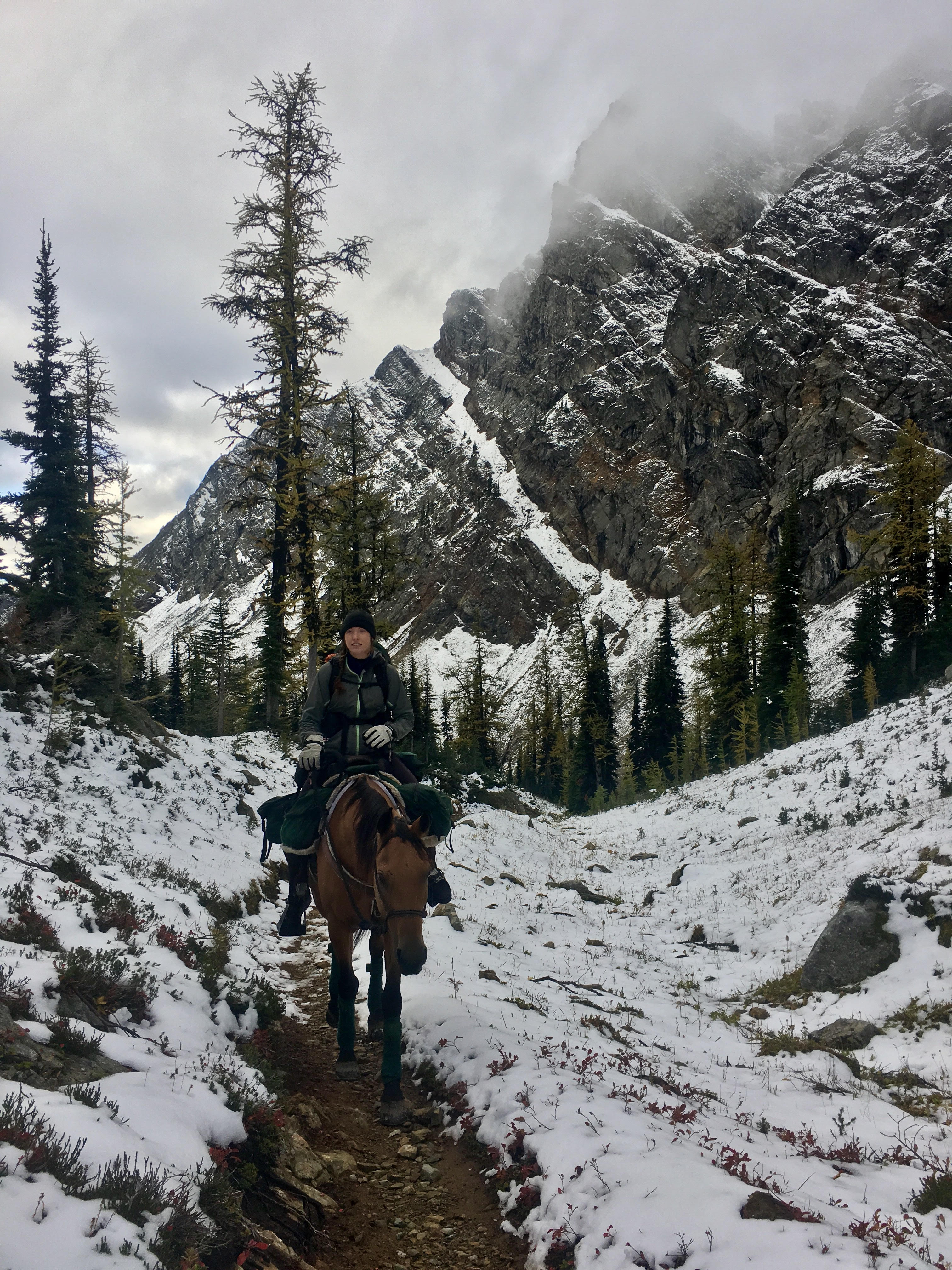 riding in snow