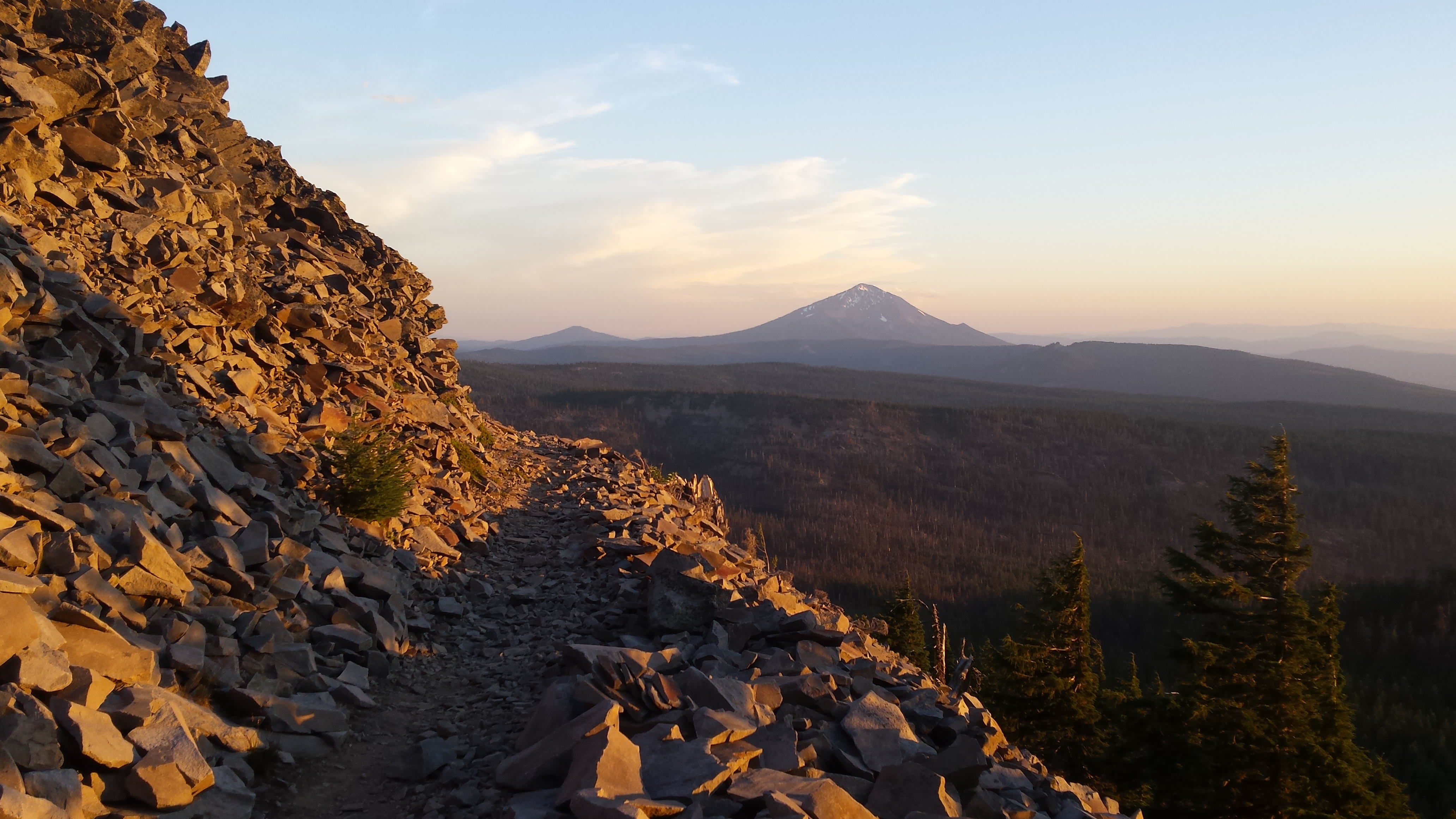 heading toward Mt. McLaughlin