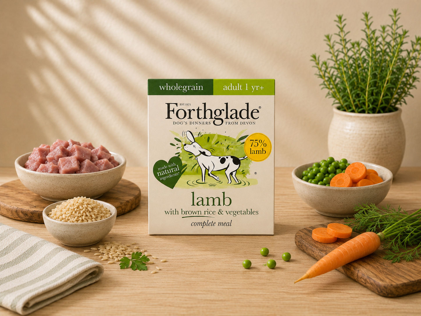 Forthglade Lamb Wholegrain 395g