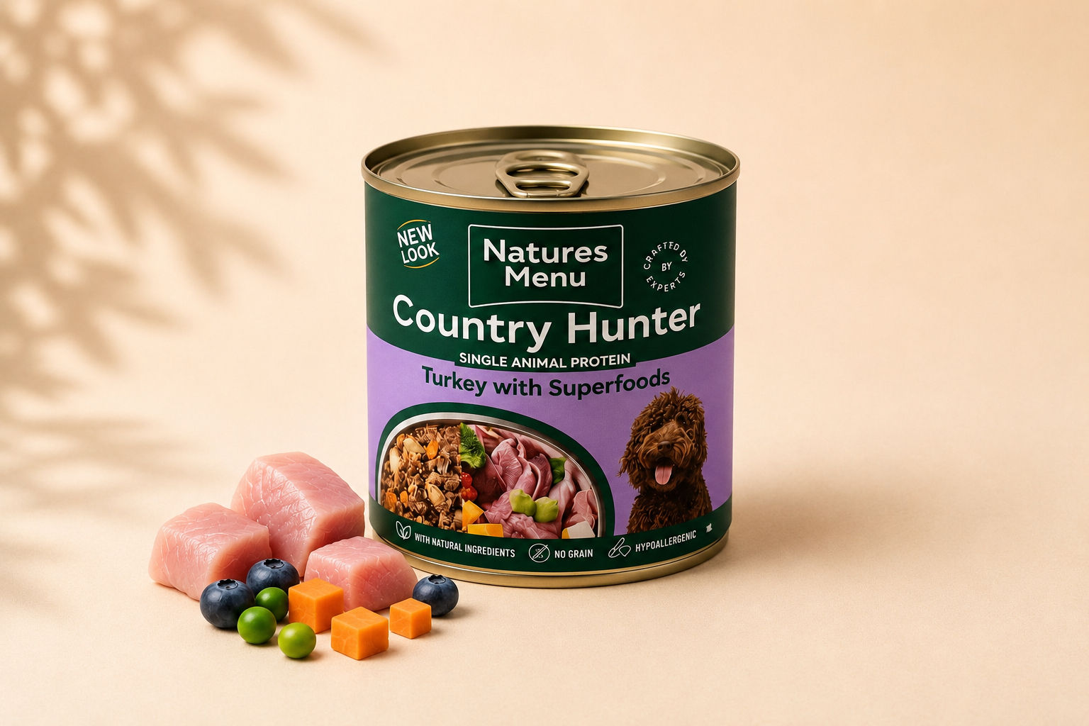 Natures Menu Country Hunter Farm Reared Turkey 600g Can