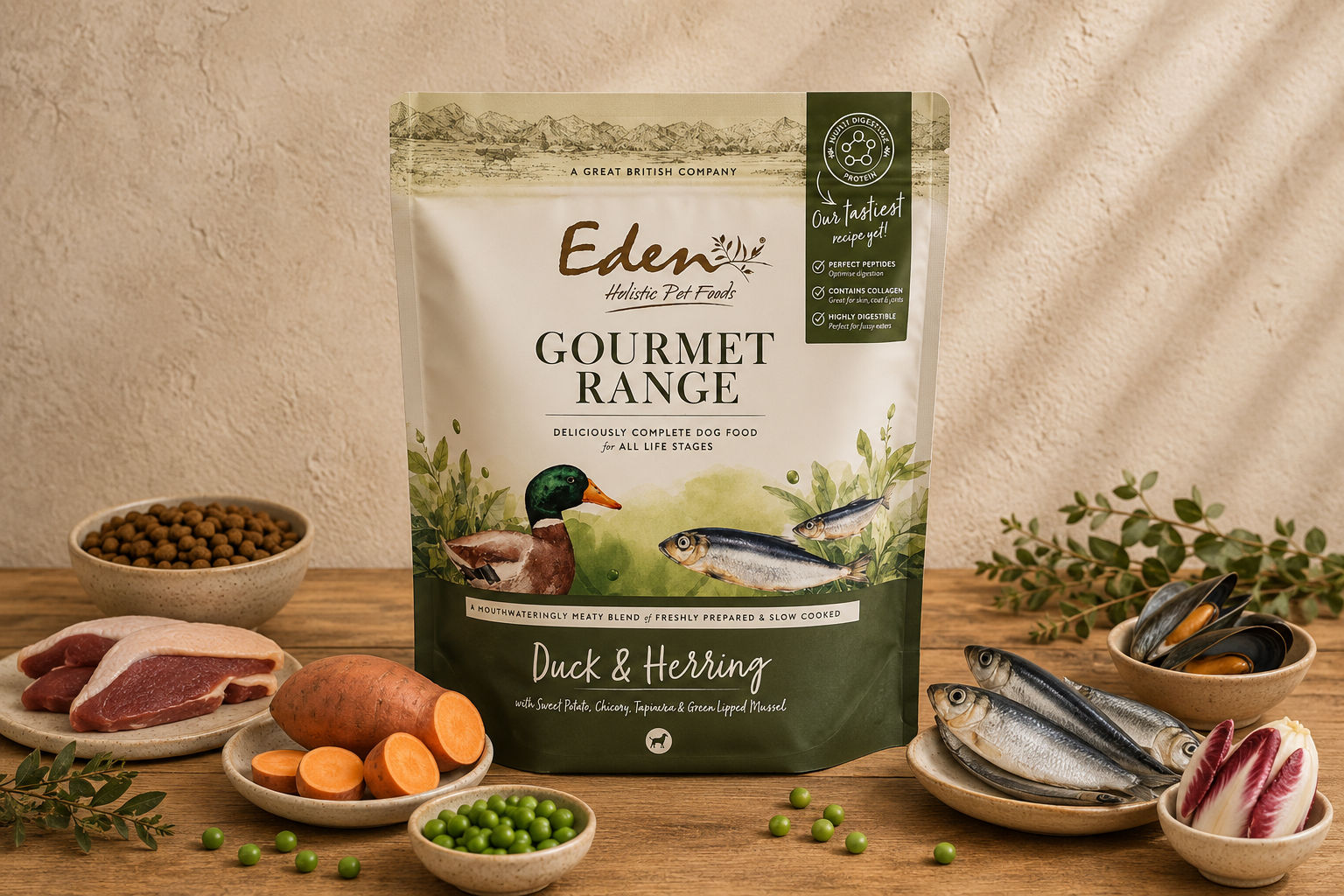 Eden Gourmet Duck & Herring 2kg