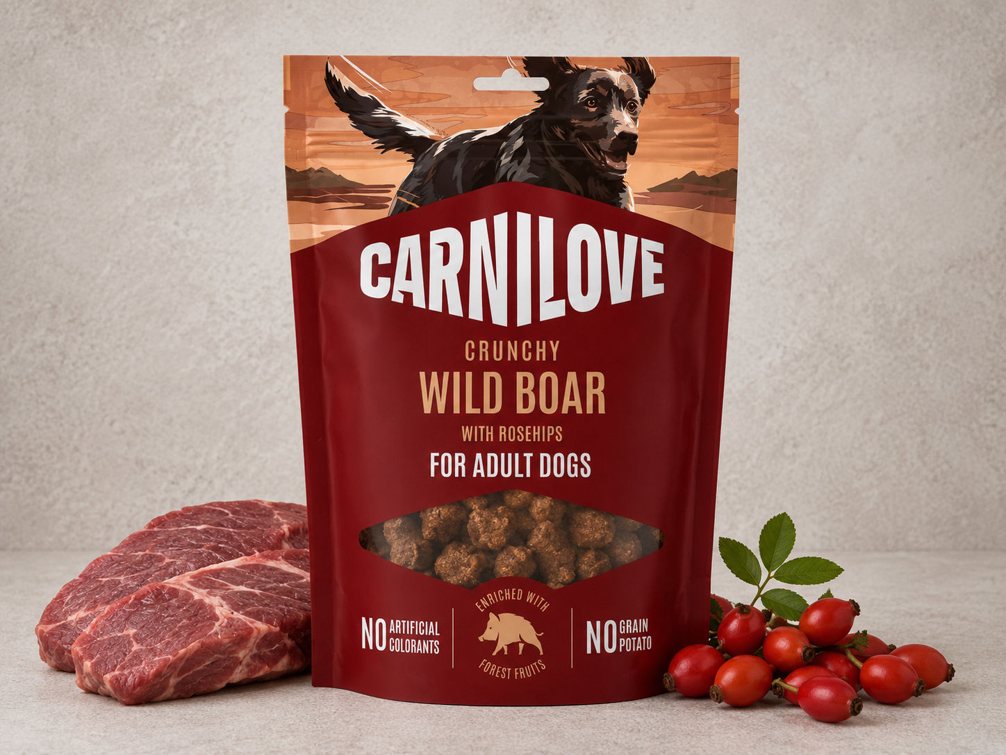 Carnilove Crunchy Wild Boar with Rosehips