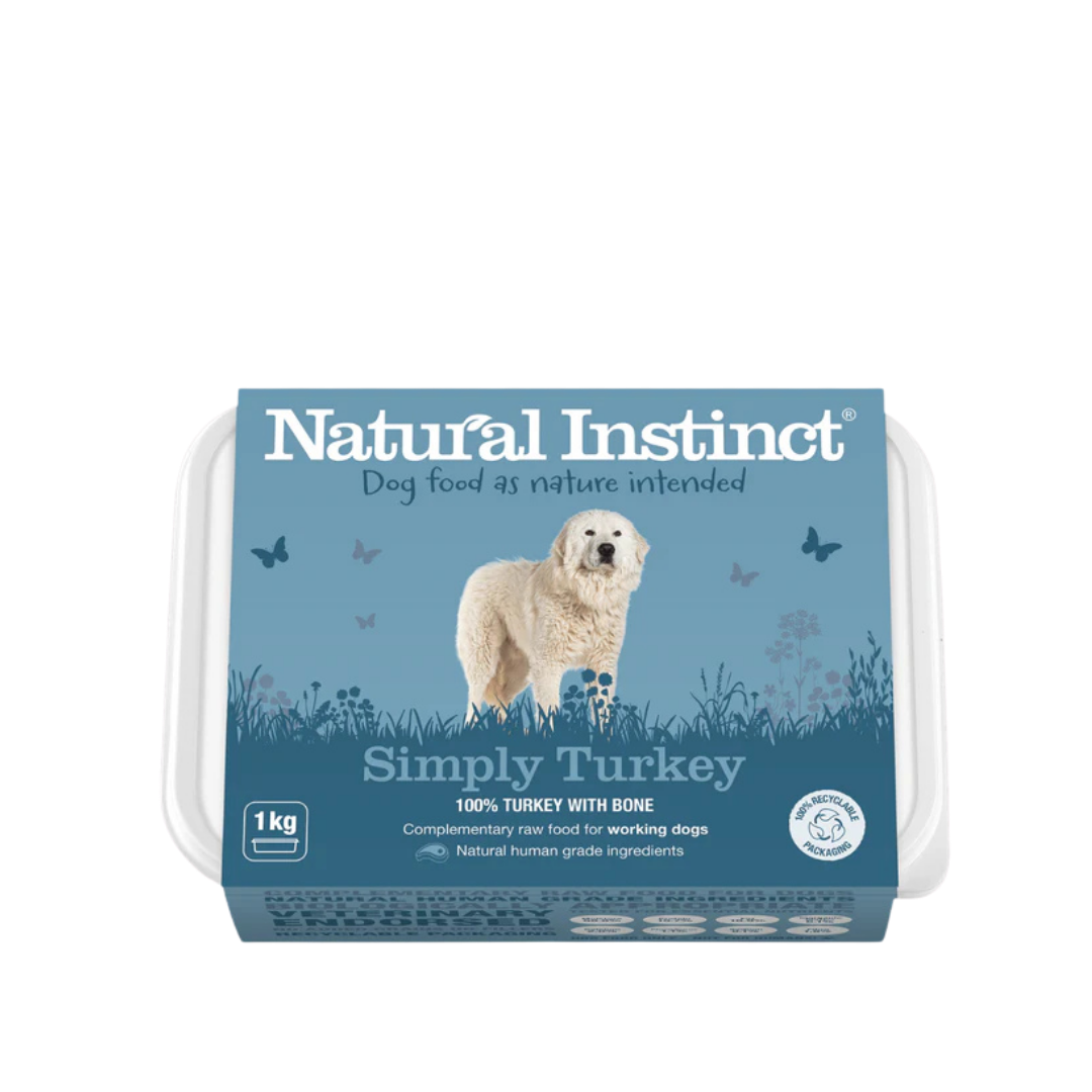 Natural Instinct Simply Turkey Dog 1kg