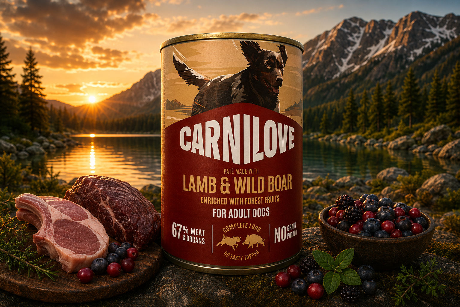 Carnilove Lamb & Wild Boar Tin 400g