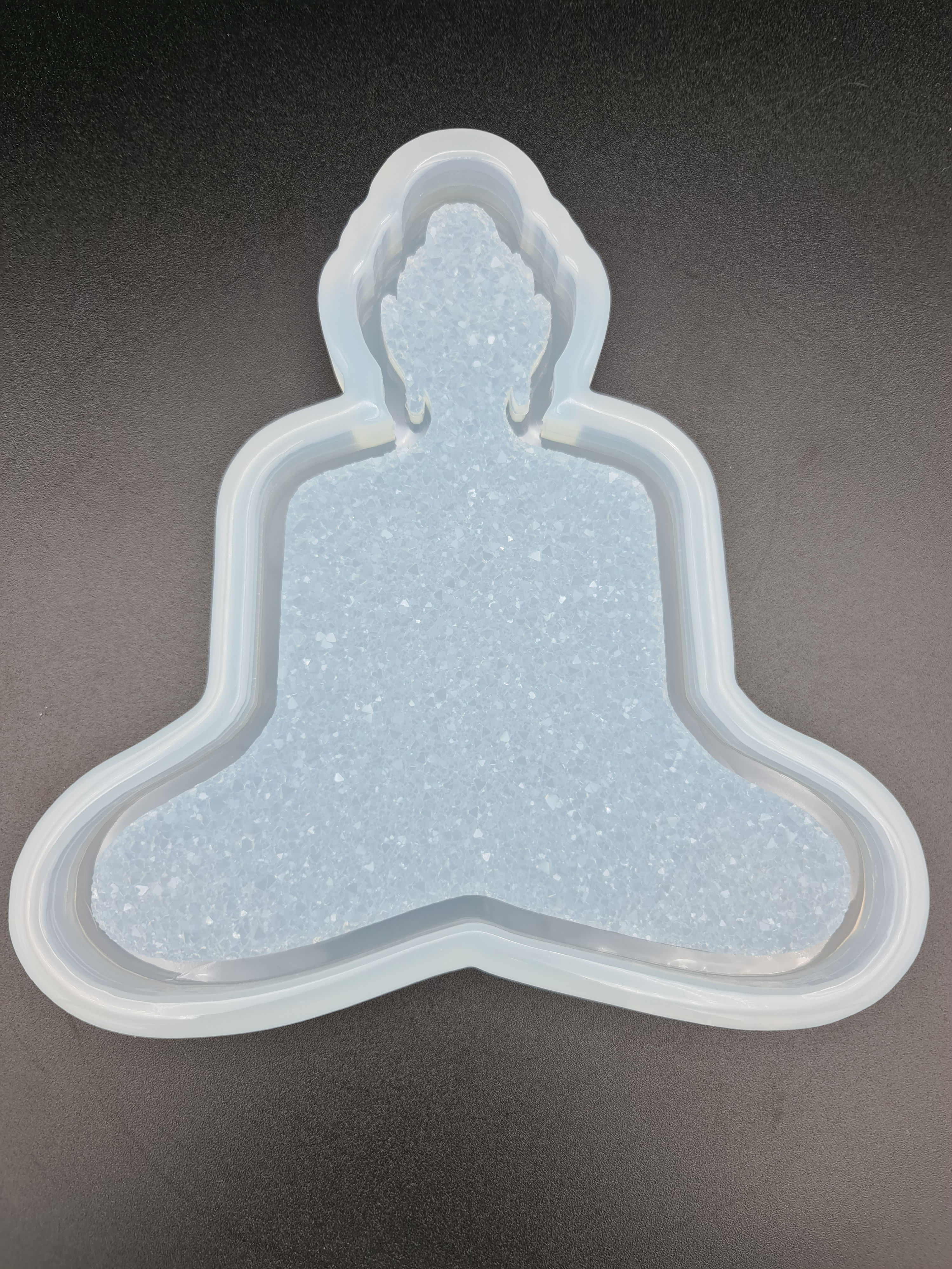 Druzy Buddha trinket mold