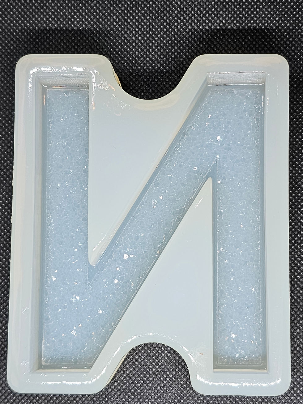 Miniature : Big druzy alphabet molds