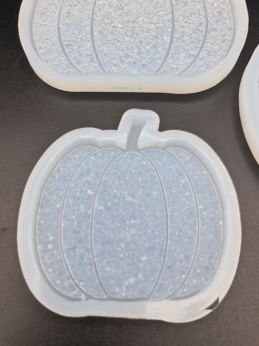 Miniature : 4 druzy Pumpkin molds