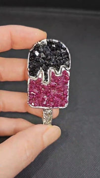 Miniature : Druzy small ice-stick  mold