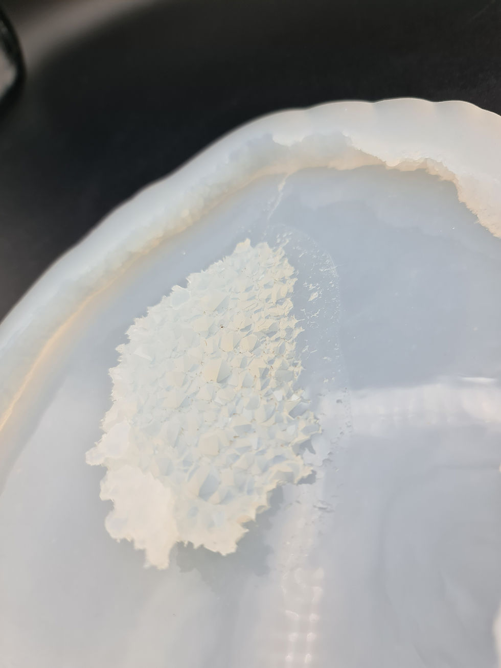 Miniatura: Big & thick druzy geode mold