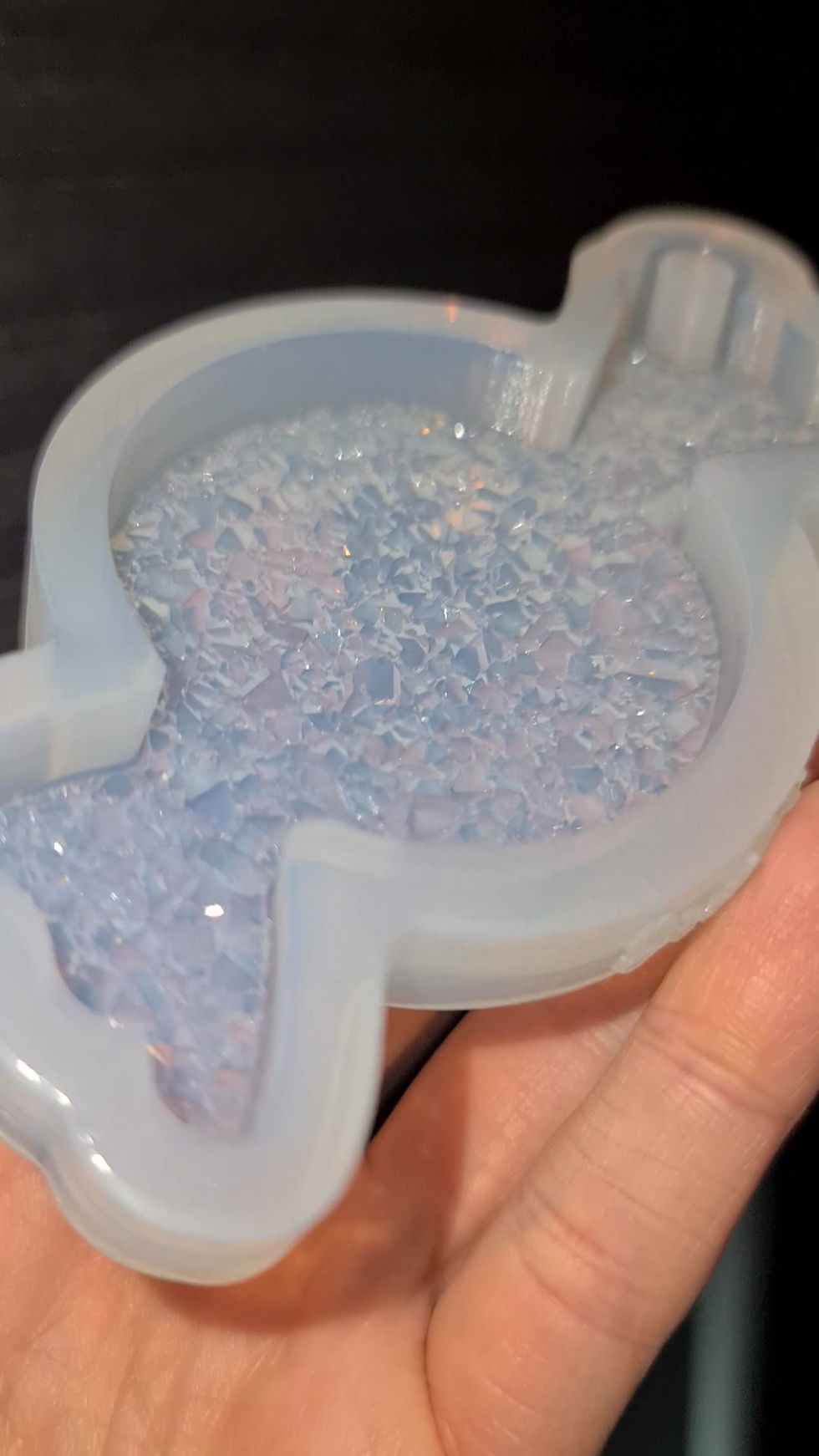 Miniature : Druzy candy ornament/big keychain mold