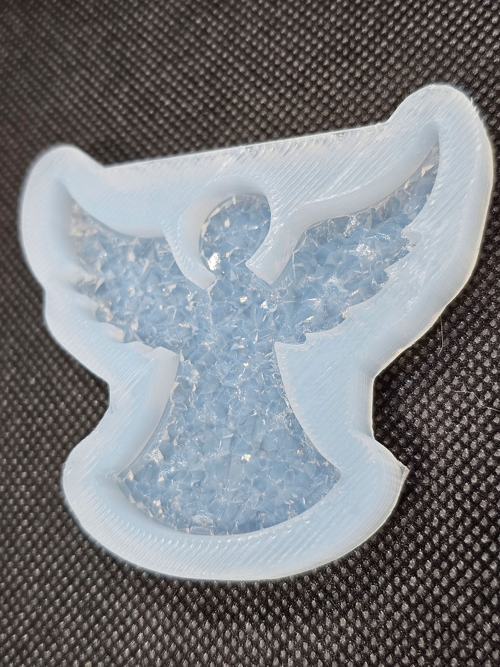 Thumbnail: Druzy small angel  mold