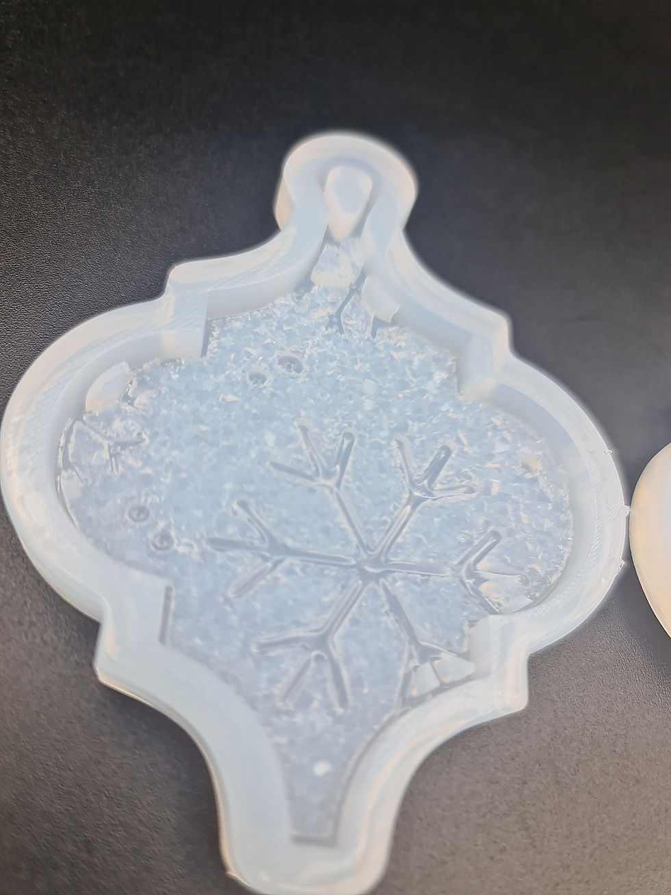 Thumbnail: 2 Druzy arabesque ornament molds