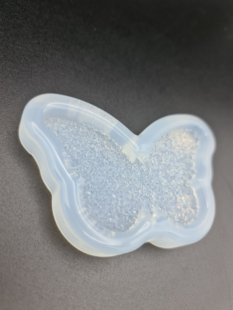 Miniaturbild: Small druzy butterfly mold