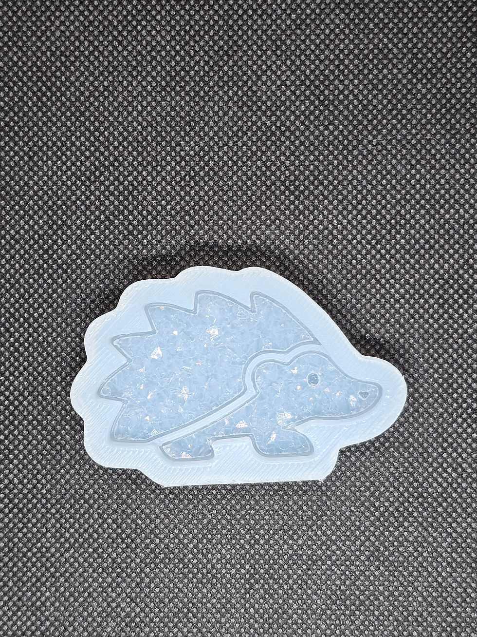 Miniaturbild: Druzy small profile hedgehog  mold
