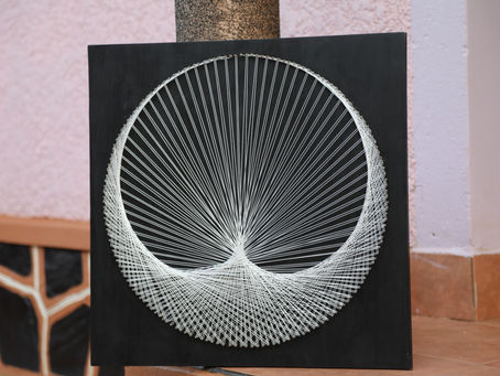 How to create/make string art wall hangings