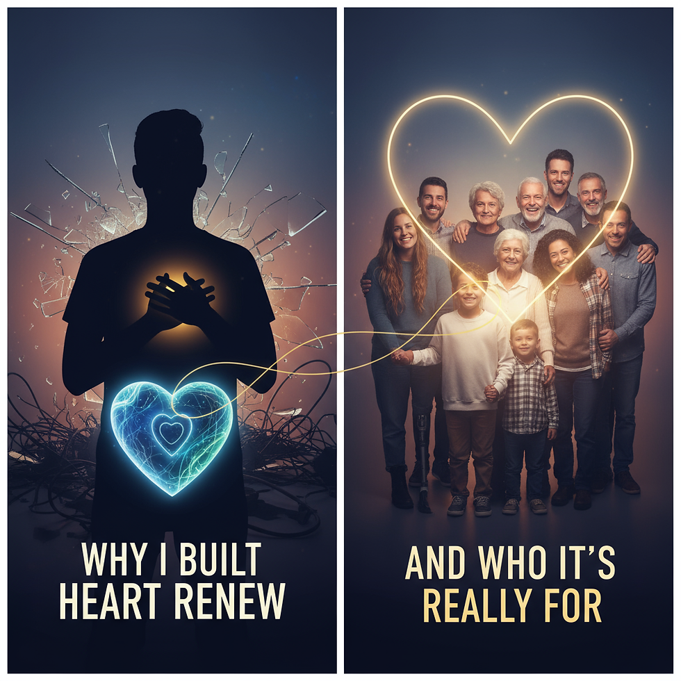 Why I Built Heart Renew (And Who It’s Really For)