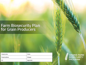 GROWERS URGED TO USE FARM BIOSECURITY PLAN