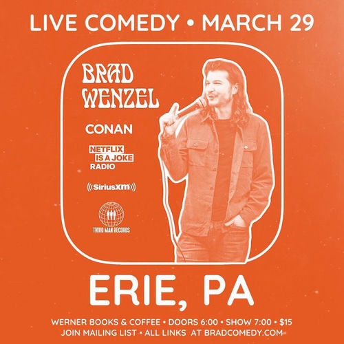 Live Comedy - Headliner Brad Wenzel