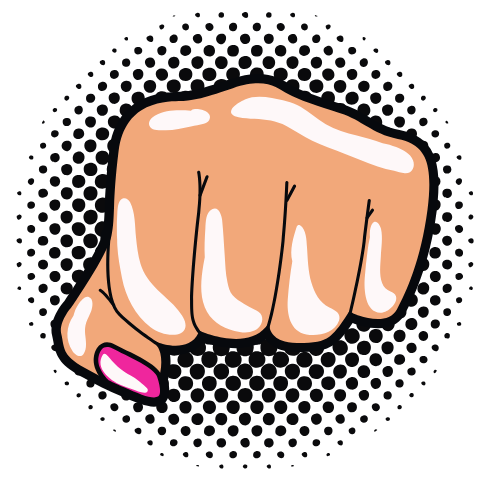 pop art hand