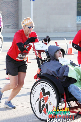 Team Ian racing in the half marathon