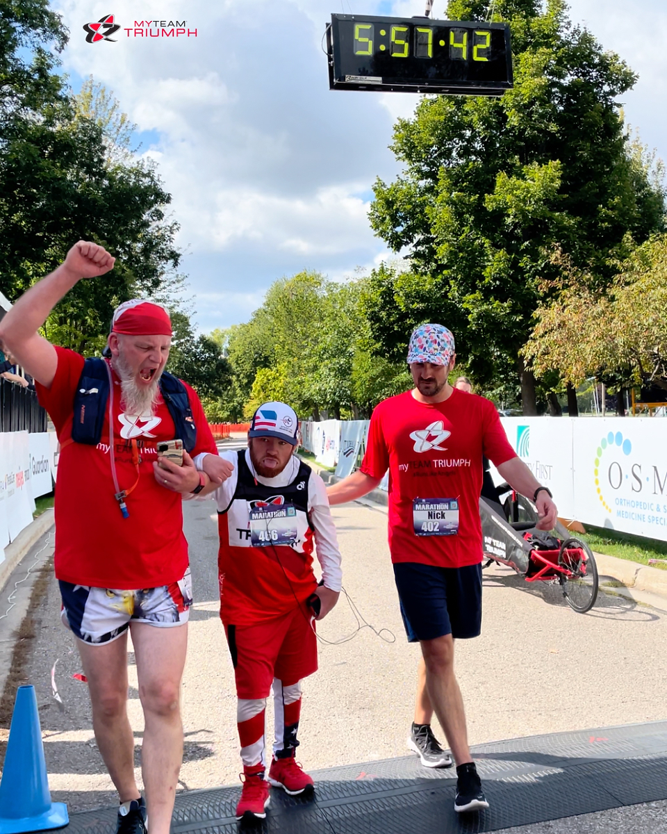 Team Jacob crosses finish line