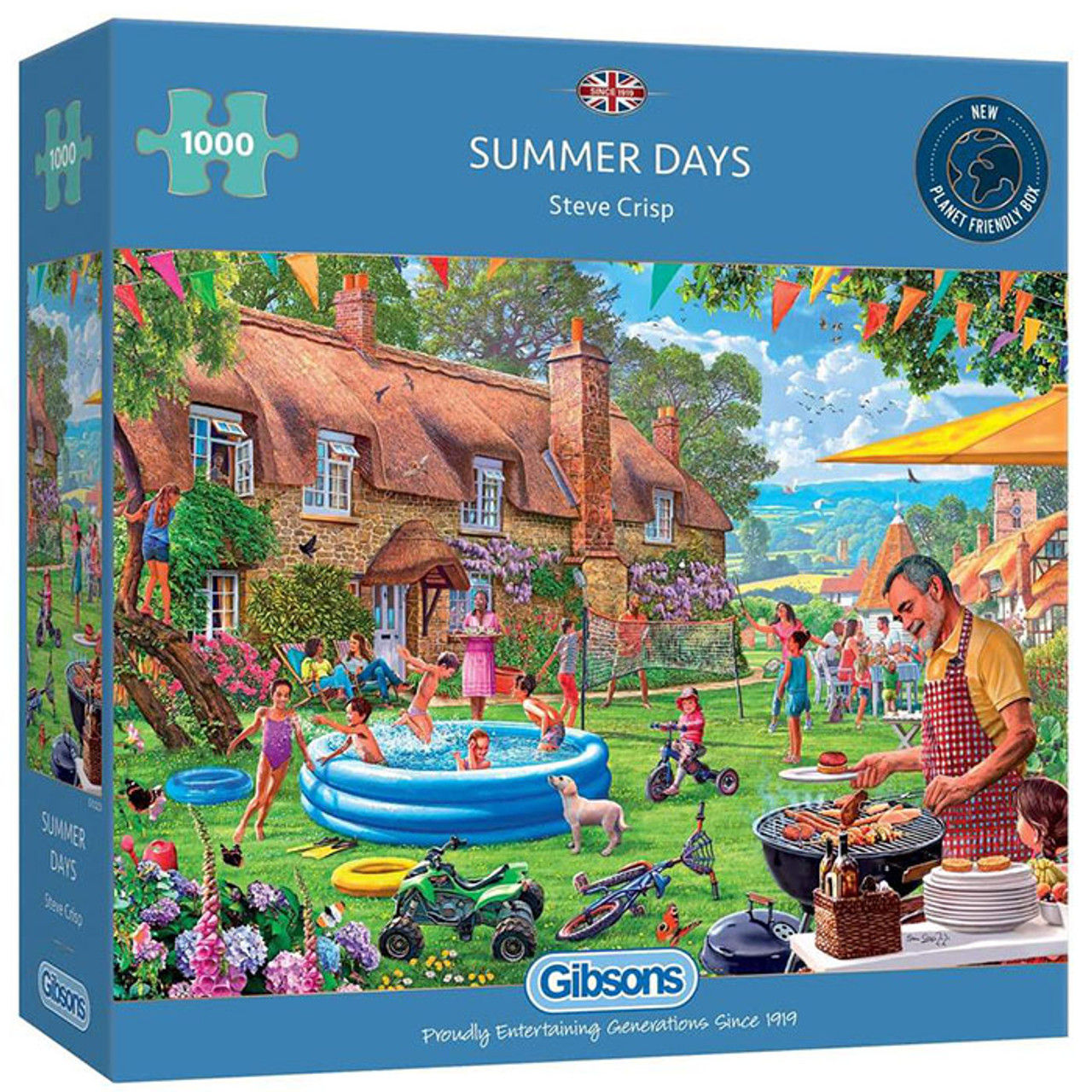 Gibson- Summer Days 1000 Piece Jigsaw Puzzle