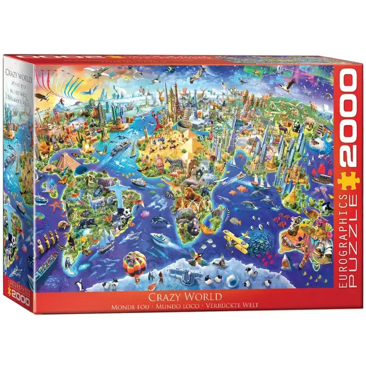 Eurographics - Crazy World 2000 Piece Jigsaw Puzzle
